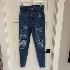 American Eagle Outfitters Women's Ripped Denim Jeans